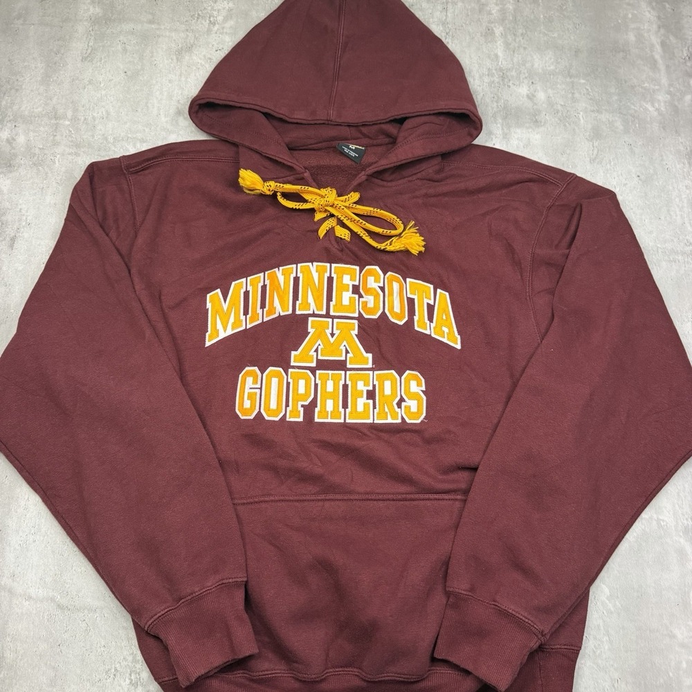UNIVERSITY OF MINNESOTA GOLDEN GOPHERS SIGNATURE SPORTSWEAR HOODIE Jersey Medium